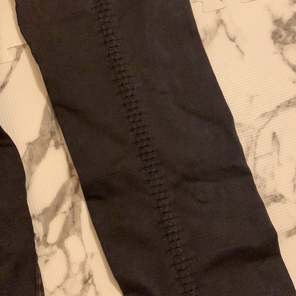 Free People FP Movement Good Karma Leggings High-Rise 7/8 in Washed Black Sz M/L - Picture 12 of 14